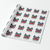 Amerika In Kleur Inpakpapier (Uitgerold)