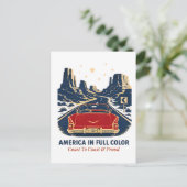 Amerika in Kleur Postkaart (Staand voorkant)