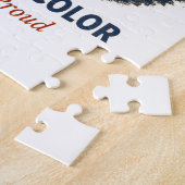 Amerika in Kleuren Puzzel (Zijkant)