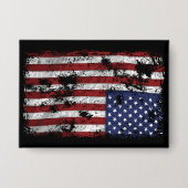 Amerika in nood - Omgekeerde vlag Button (Voorkant)