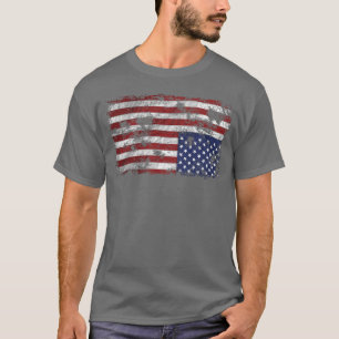 Amerika in nood - Omgekeerde vlag T-shirt
