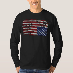 Amerika in nood - Omgekeerde vlag T-shirt