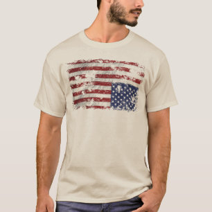 Amerika in nood - Omgekeerde vlag T-shirt