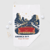 Amerika In Volle Kleur Golfhanddoek (Insitu)