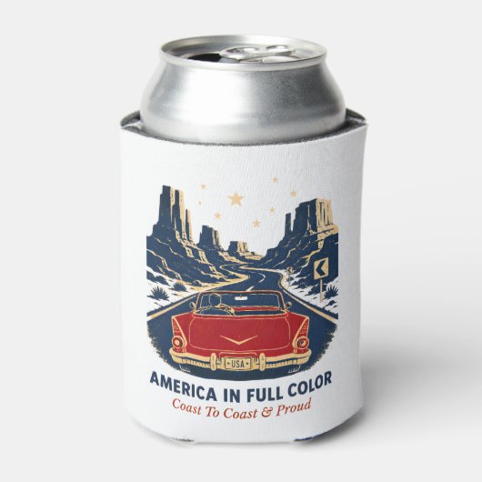 Amerika in volle kleur kan koeler (Blikje Voorkant)