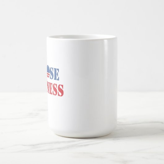 Amerika is aardig in de keuze | Kindness Gezegde Koffiemok (Center)