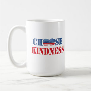 Amerika is aardig in de keuze Kindness Gezegde Koffiemok