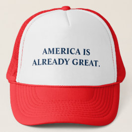 Amerika is al geweldig. trucker pet
