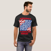 Amerika is altijd geweldig geweest! t-shirt (Voorkant volledig)