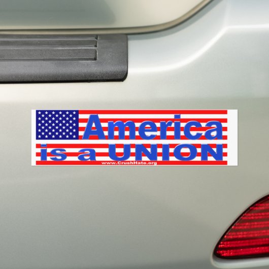 Amerika is een EU-sticker Bumpersticker (Op auto)
