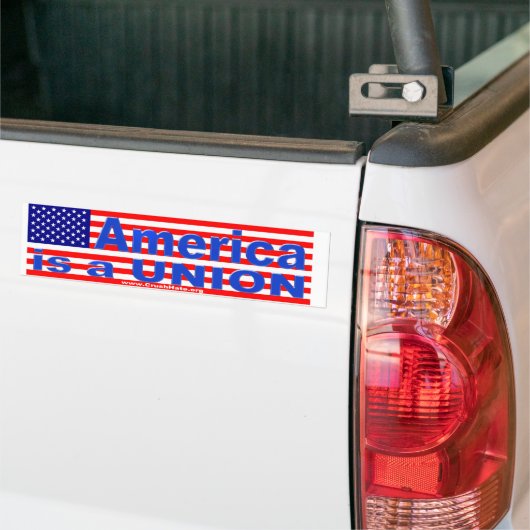 Amerika is een EU-sticker Bumpersticker (Op Truck)