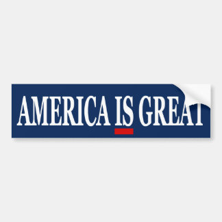 Amerika is een geweldige anti-trump Bumpersticker