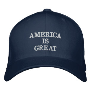 Amerika is een geweldige Flexfit Baseball Hat Geborduurde Pet