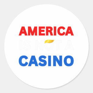 Amerika is geen casino dat Trump-tarieven weerstaa Ronde Sticker