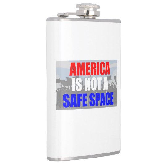 Amerika is geen veilige ruimte heupfles (Rechts)