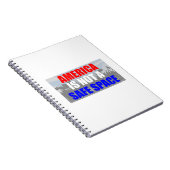 Amerika is geen veilige ruimte notitieboek (Rechterzijde)