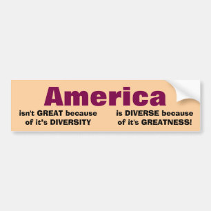 Amerika is geweldig bumpersticker