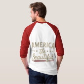 Amerika is het mooie. t-shirt (Achterkant volledig)