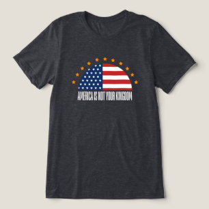 Amerika is niet jullie koninkrijk – rebellie Tri-Blend shirt