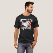 Amerika is nummer 1 t-shirt (Voorkant volledig)