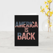 Amerika is terug kaart (Gele Bloem)