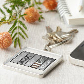 Amerika is uitzonderlijk sleutelhanger (Zijkant)