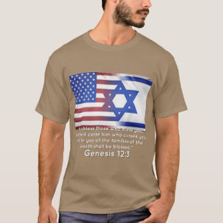 Amerika Israël steun T-shirt familie