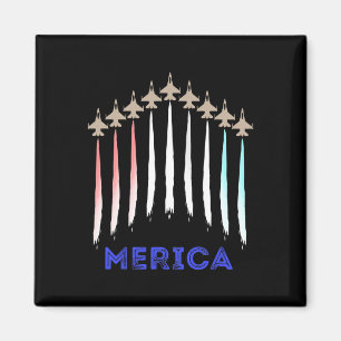 Amerika Jet Flag Trump Patriot Veteraan Gift Magneet