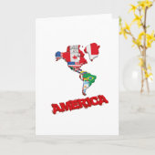 Amerika Kaart (Gele Bloem)