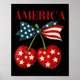 Amerika Kersen Coquette Strik Kersen 4 juli Vs Vla Poster