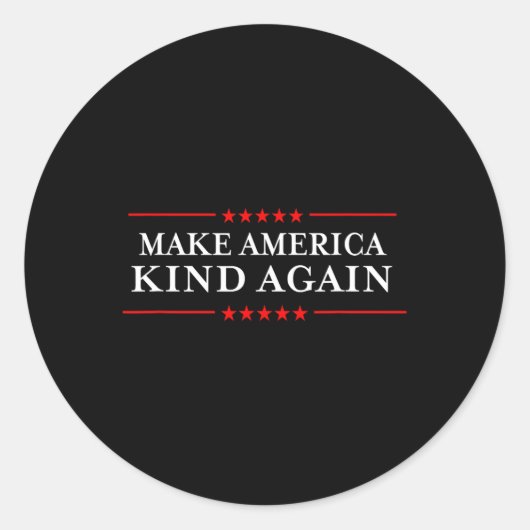Amerika Kind Opnieuw kiezen Anti-Trump Shirten Ronde Sticker (Voorkant)