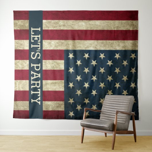 AMERIKA LAAT PARTIJBACKDROP WANDKLEED (In Situ (horizontaal))