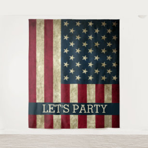 AMERIKA LAAT PARTIJBACKDROP WANDKLEED