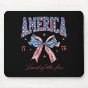 Amerika Land van de Vrije 1776 Adelaar 4th of July Muismat