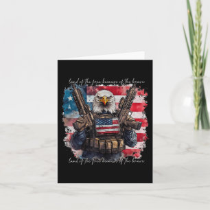 Amerika Land van de Vrije 4 Juli Patriottische VS Kaart