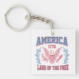 Amerika Land van de Vrije Sleutelhanger