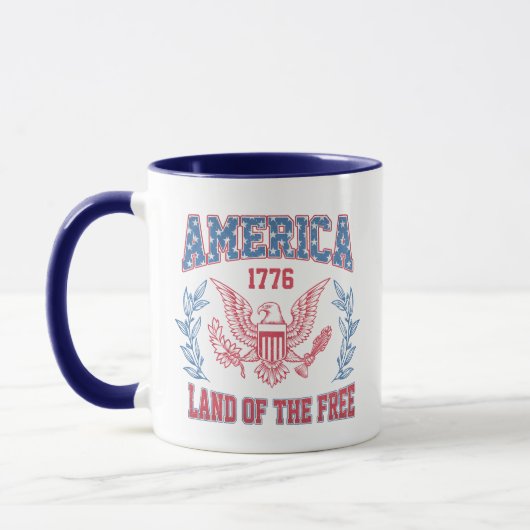 Amerika Land van de Vrijen Mok (Links)