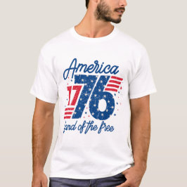 Amerika Land Van De Vrijen  T-shirt