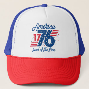 Amerika Land Van De Vrijen Trucker Pet