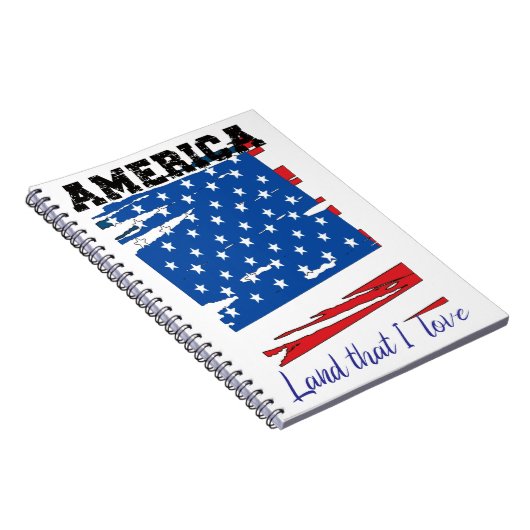 Amerika, land waar ik van hou Notitieboek, Amerika Notitieboek (Rechterzijde)