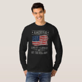 Amerika leeft er van of haalt de hel uit de 4de va t-shirt (Voorkant volledig)