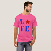 amerika liefde grappig t-shirt (Voorkant volledig)