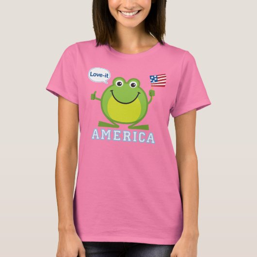 Amerika, liefje. t-shirt (Voorkant)