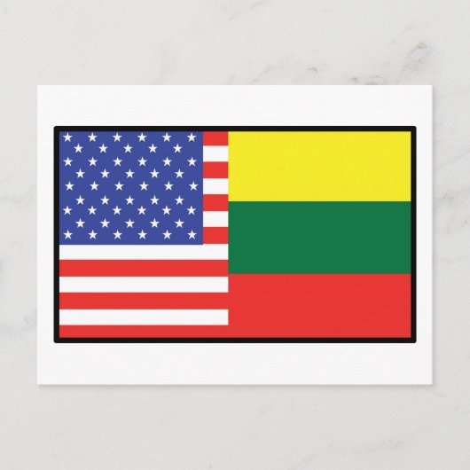 Amerika Litouwen Briefkaart (Voorkant)