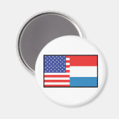 Amerika Luxemburg Magneet (Voorkant / Achterkant)