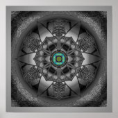 Amerika Mandala Poster (Voorkant)