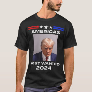 Amerika meest gezochte Trump 2024 T-shirt