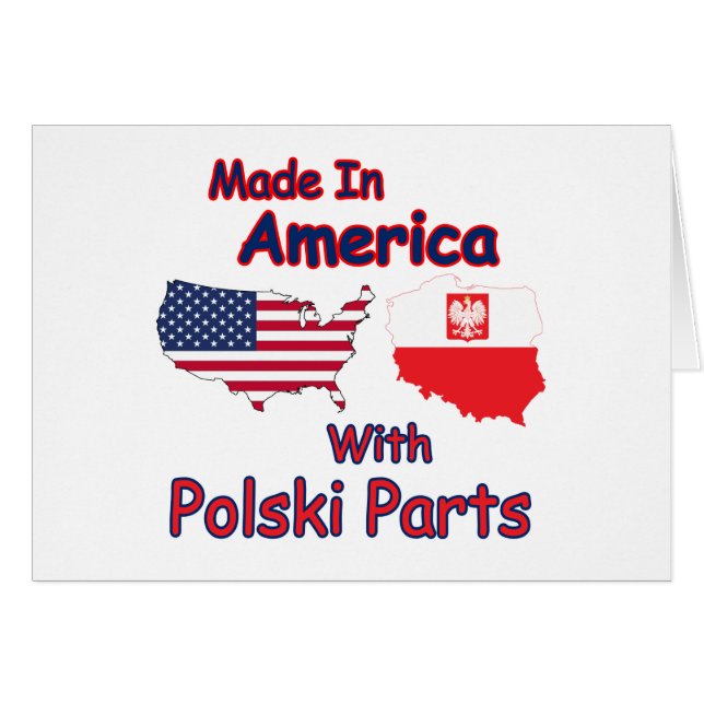 Amerika met Polski onderdelen (Voorkant Horizontaal)