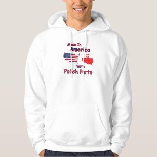 Amerika met Poolse delen Hoodie