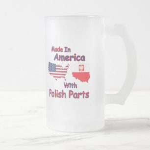 Amerika met Poolse delen Matglas Bierpul